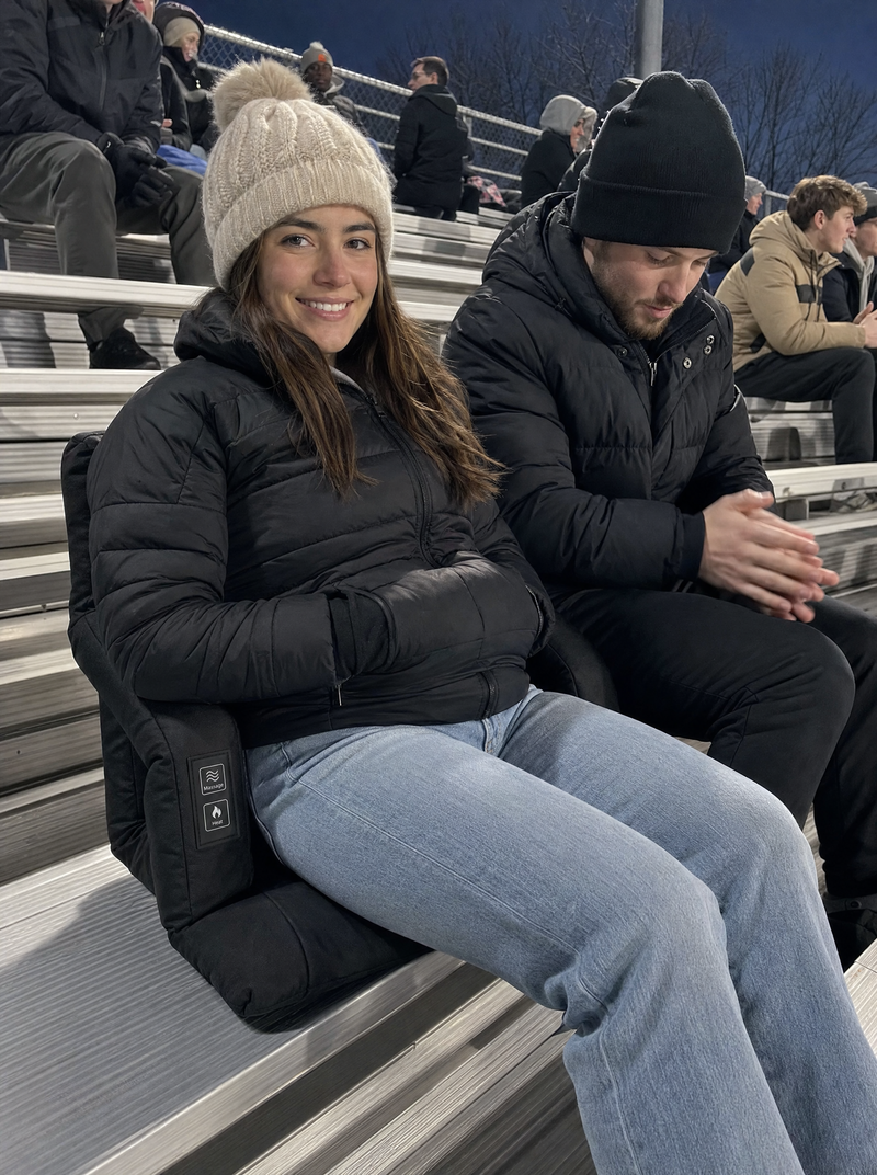 The Warm Seat on the bleachers